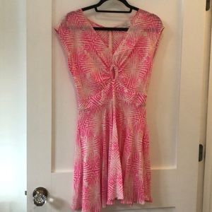 Amanda Uprichard pink silk dress